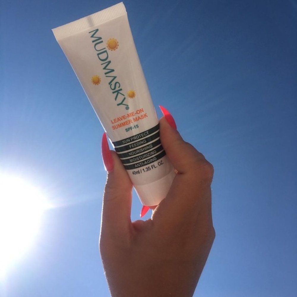 🆕 MUDMASKY Leave Me On Summer Mask with SPF 15